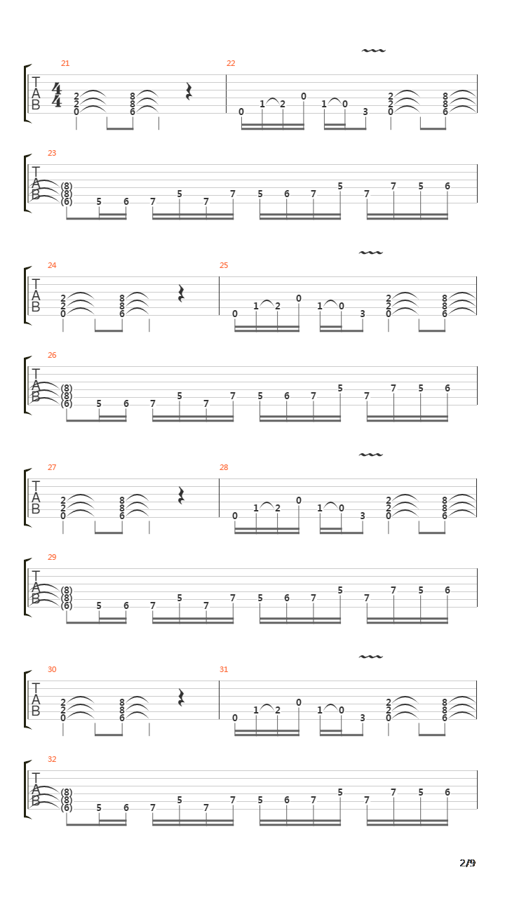 Steps To Nowhere吉他谱