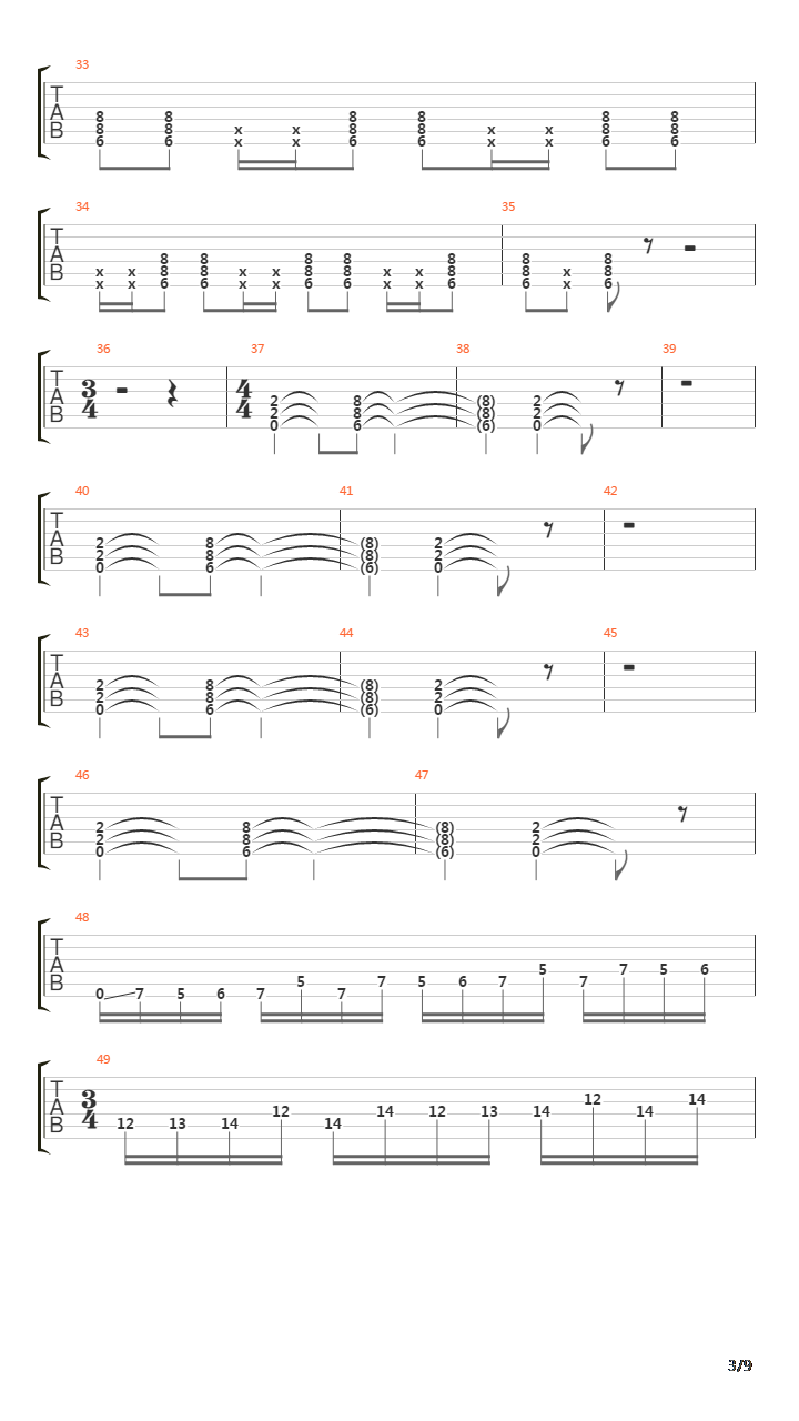 Steps To Nowhere吉他谱