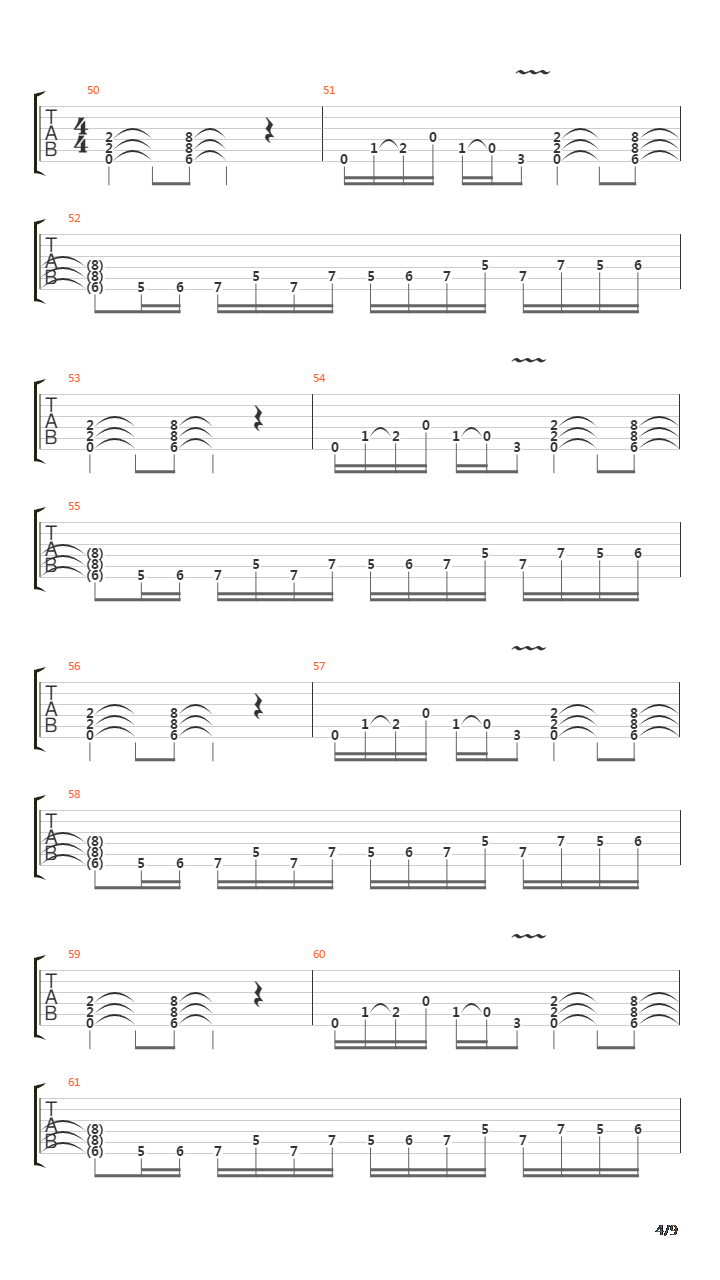 Steps To Nowhere吉他谱