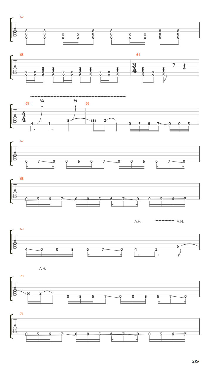 Steps To Nowhere吉他谱