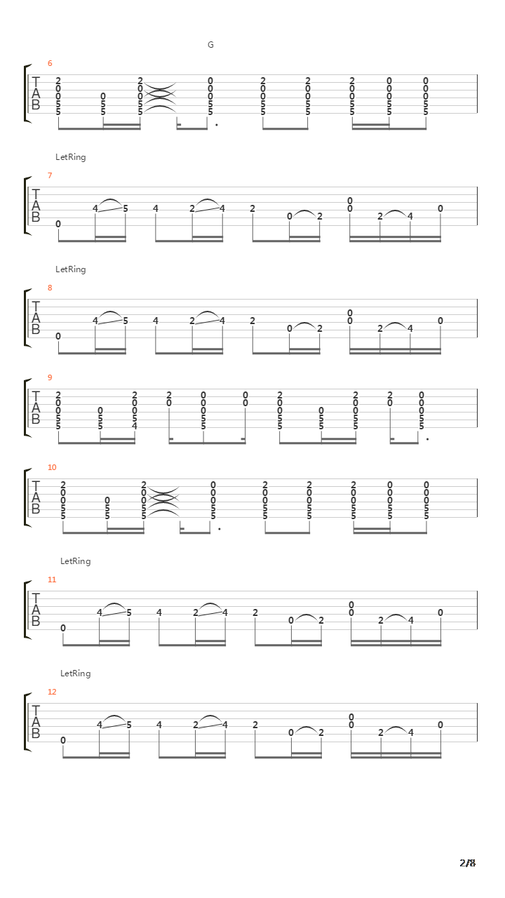 Suicide Note吉他谱