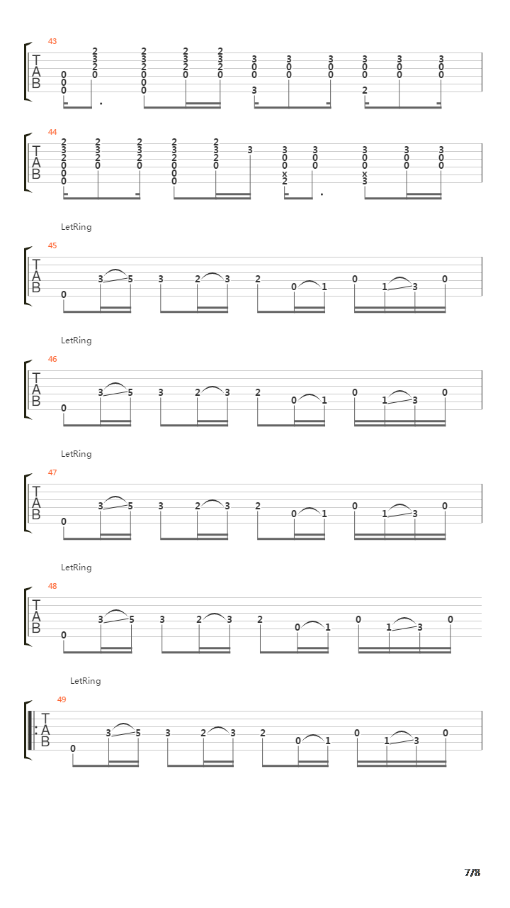 Suicide Note吉他谱