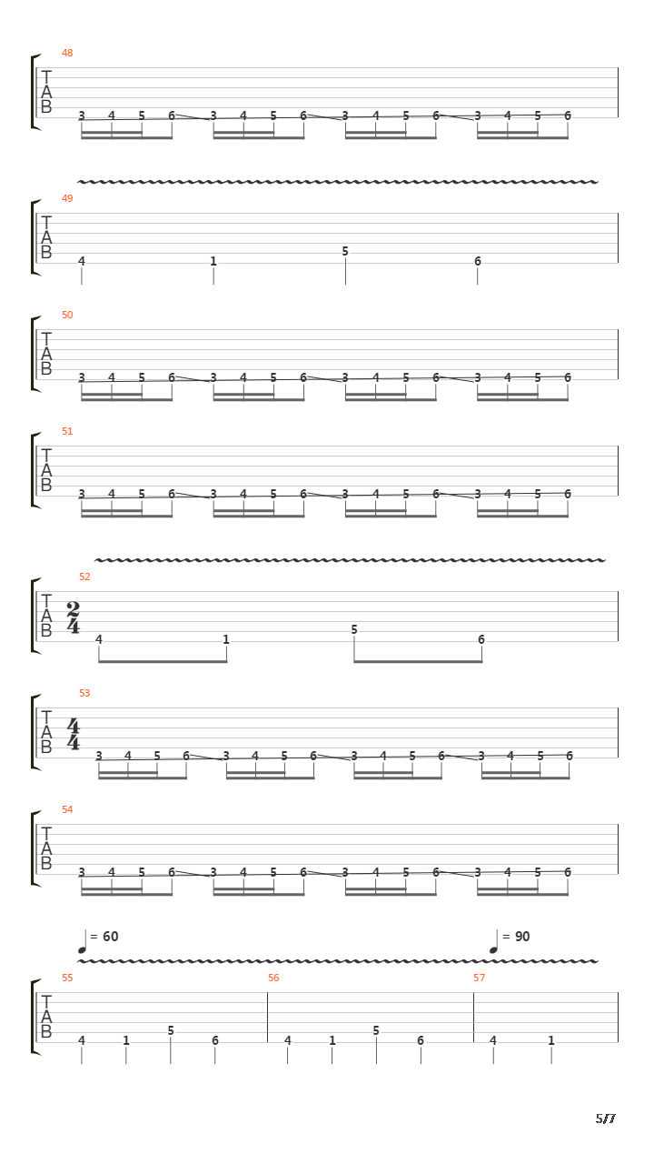 Thirteen Steps To Nowhere吉他谱