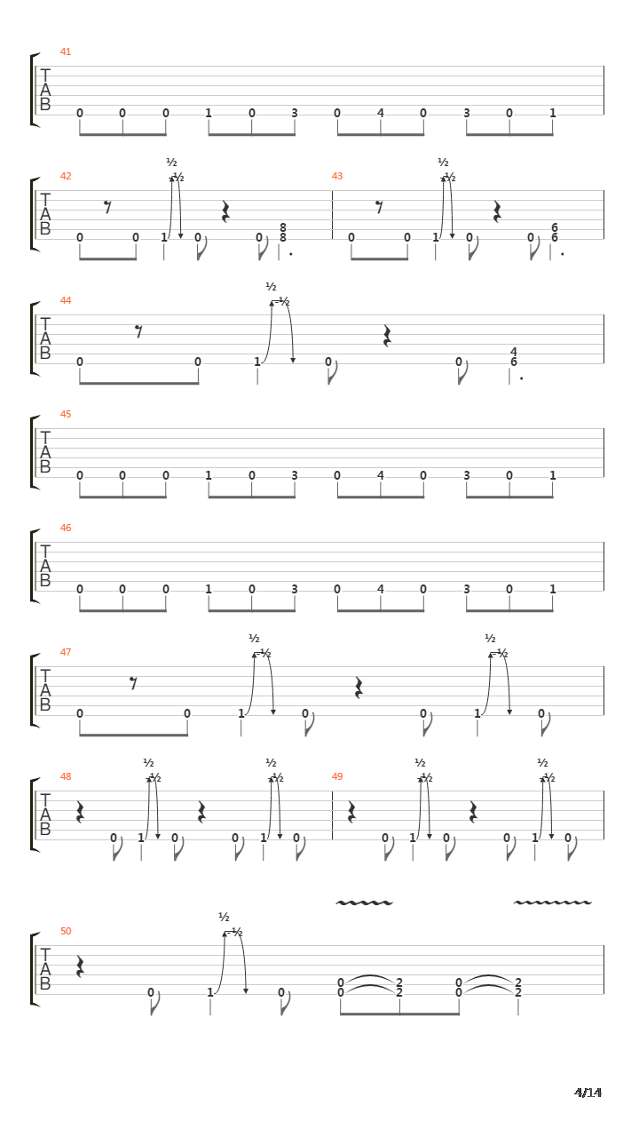 Walk吉他谱