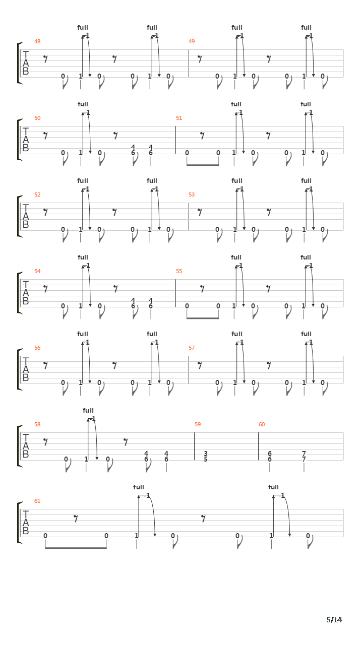 Walk吉他谱