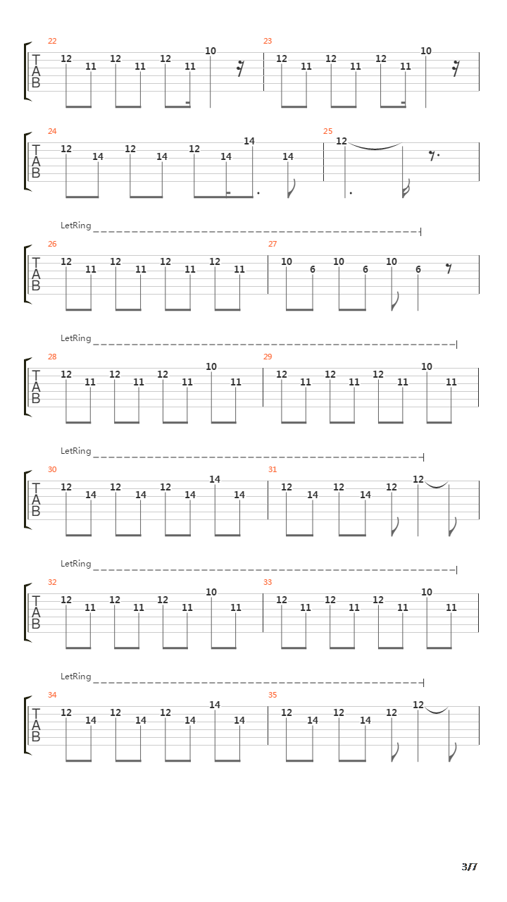 Decode吉他谱