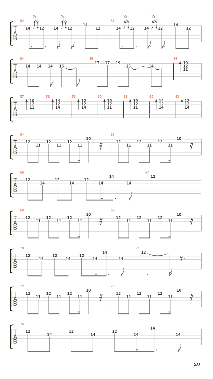 Decode吉他谱