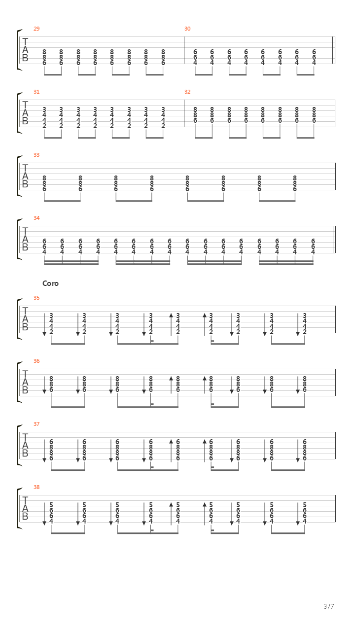 Decode吉他谱