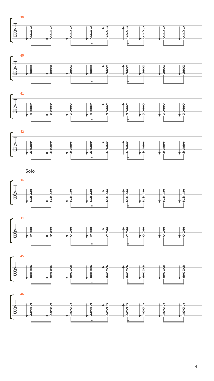 Decode吉他谱