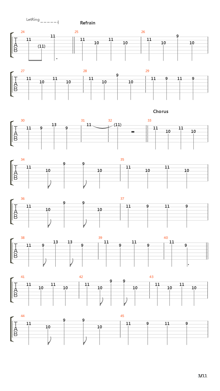 Decode吉他谱