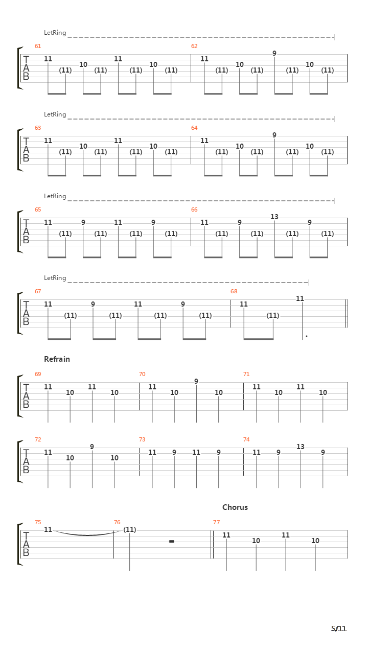 Decode吉他谱