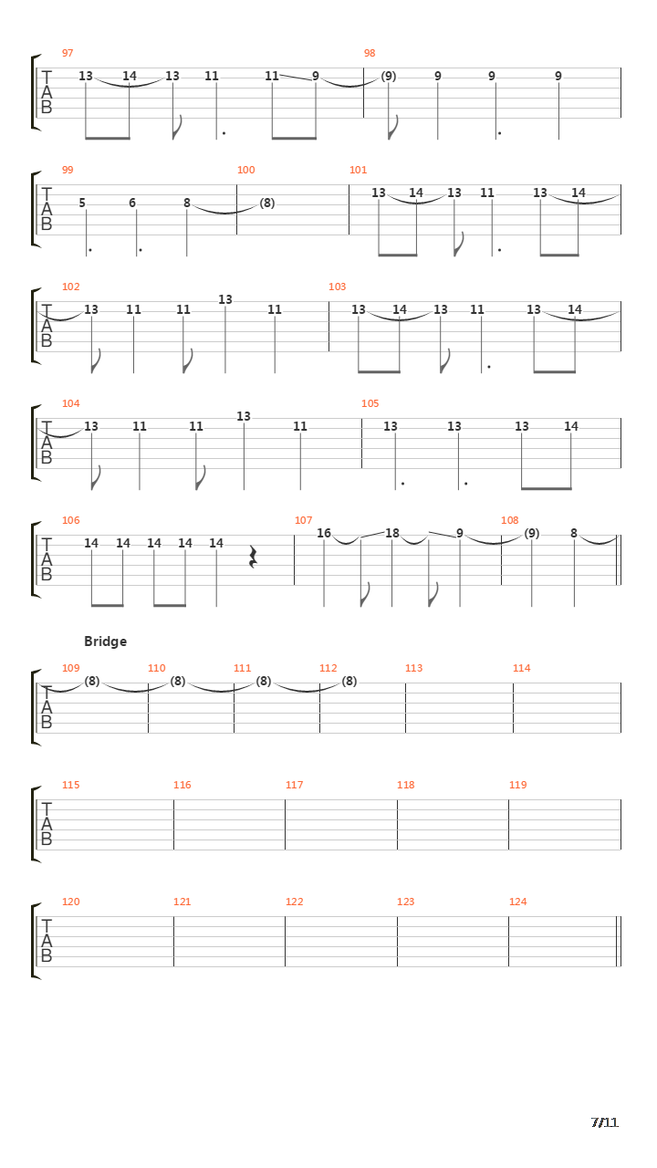 Decode吉他谱