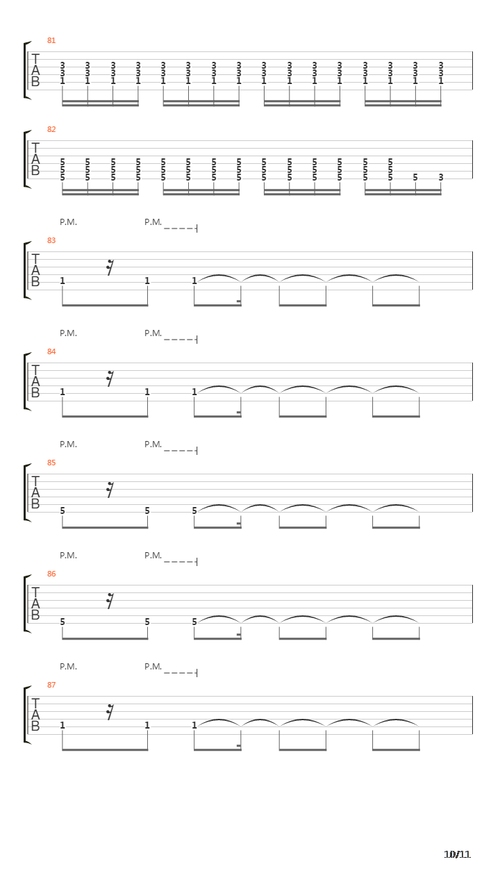 Part Ii吉他谱