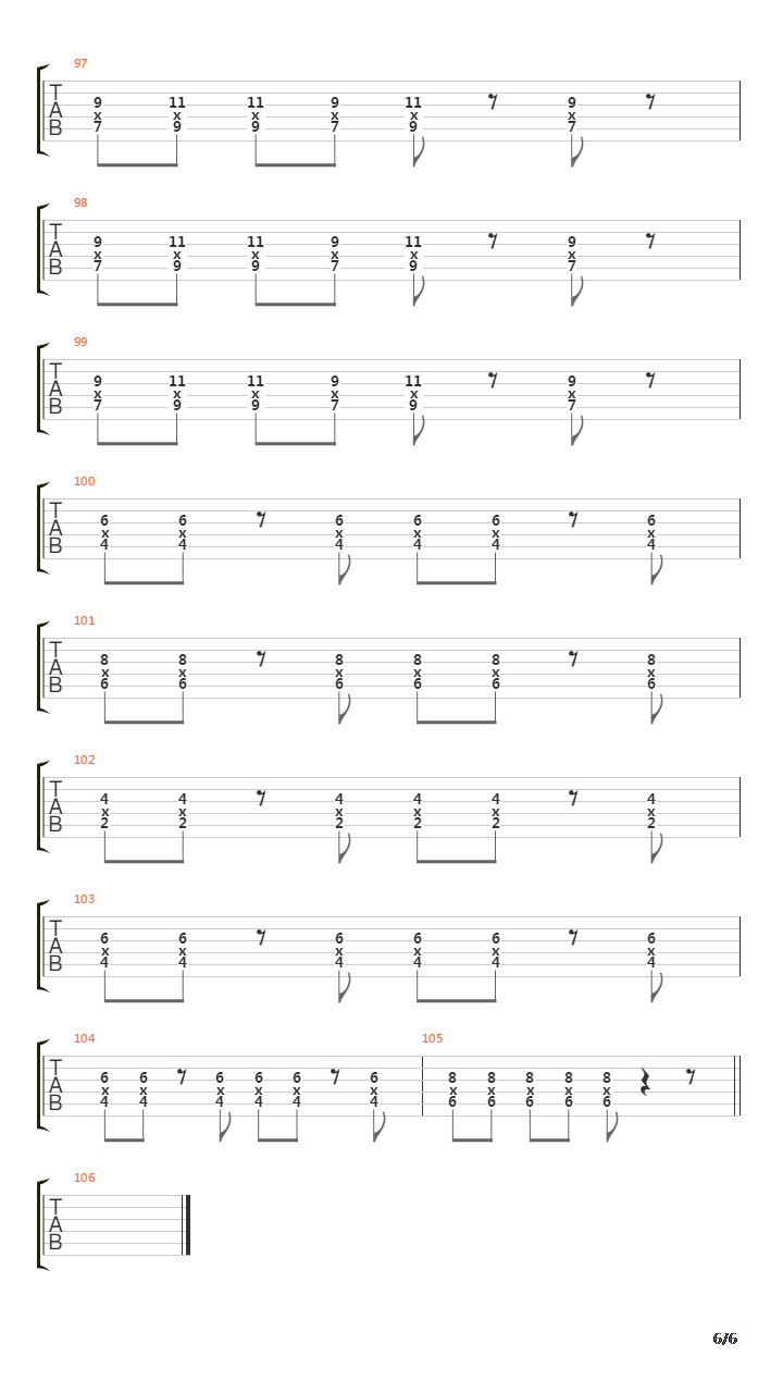 Playing God吉他谱