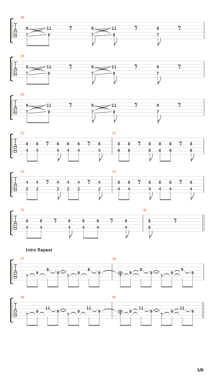 Playing God吉他谱