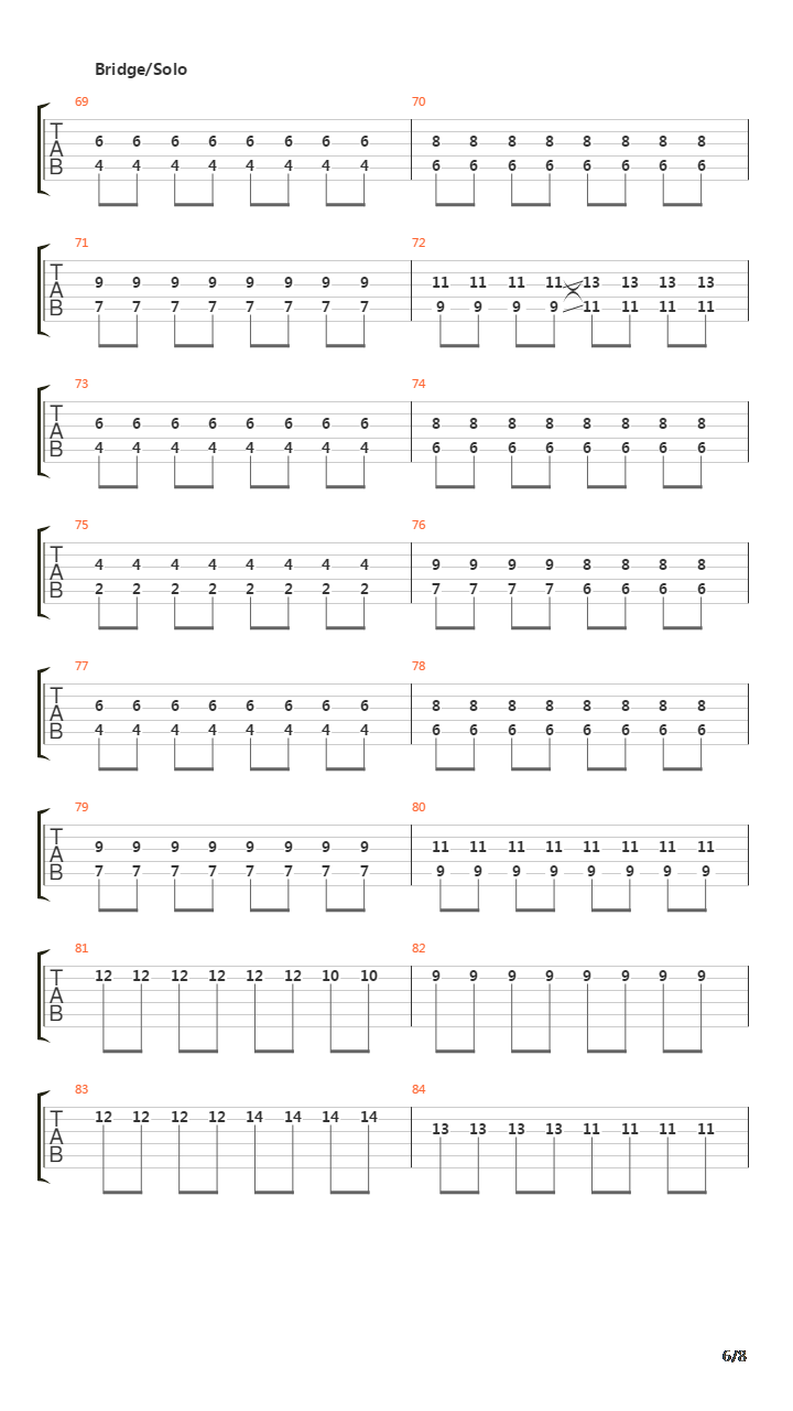 Playing God吉他谱