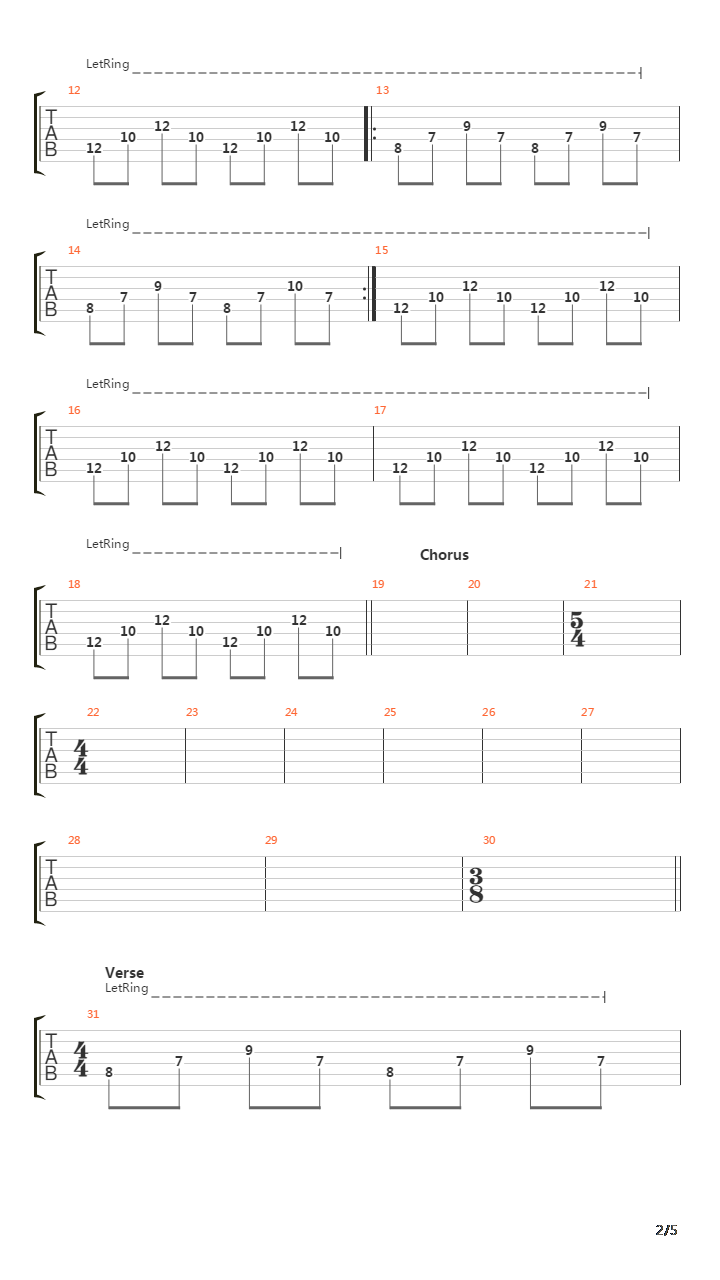 Playing God吉他谱