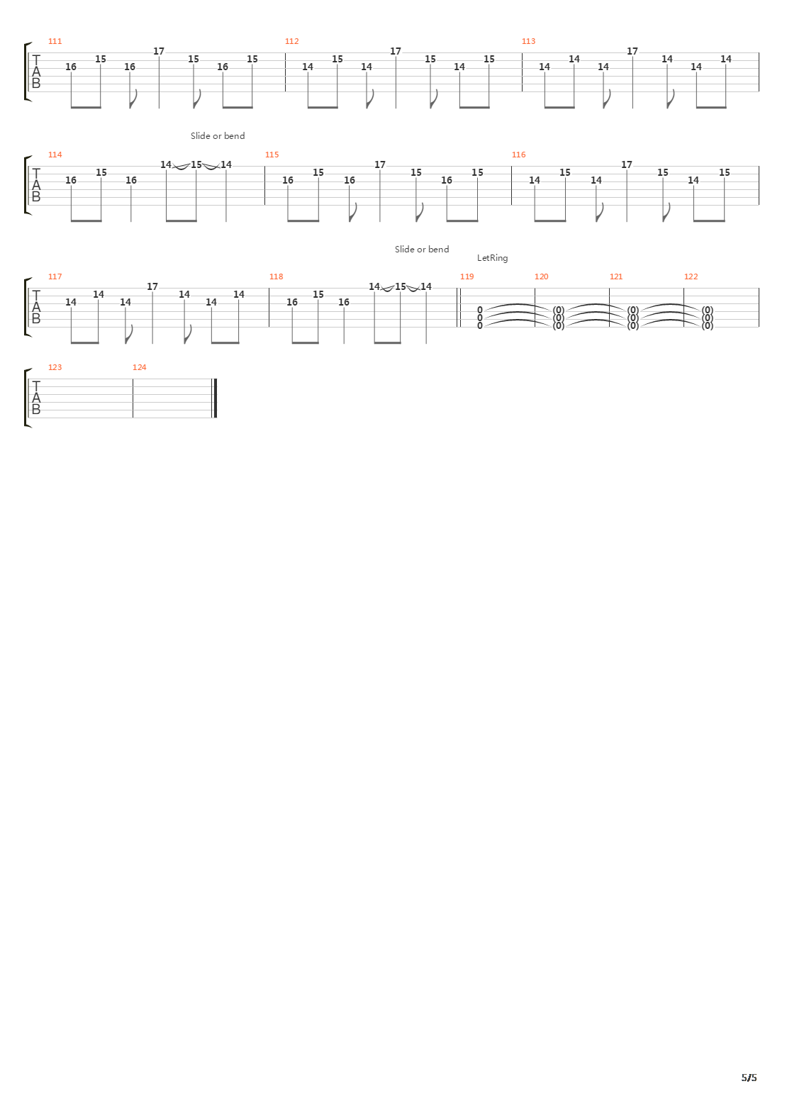 Pressure吉他谱