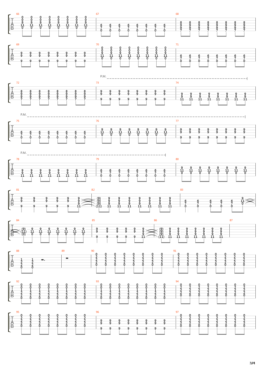 Where The Lines Overlap吉他谱