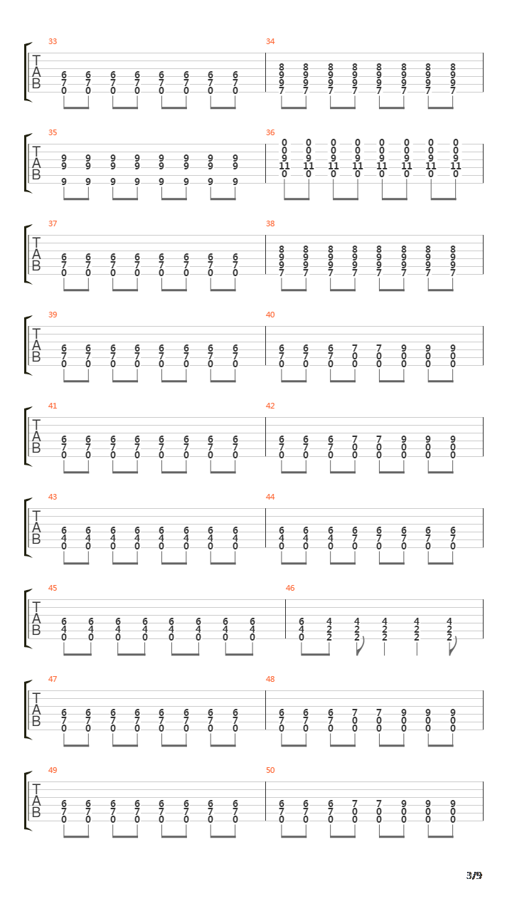 Where The Lines Overlap吉他谱