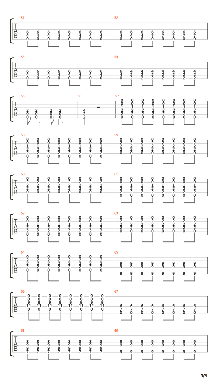 Where The Lines Overlap吉他谱