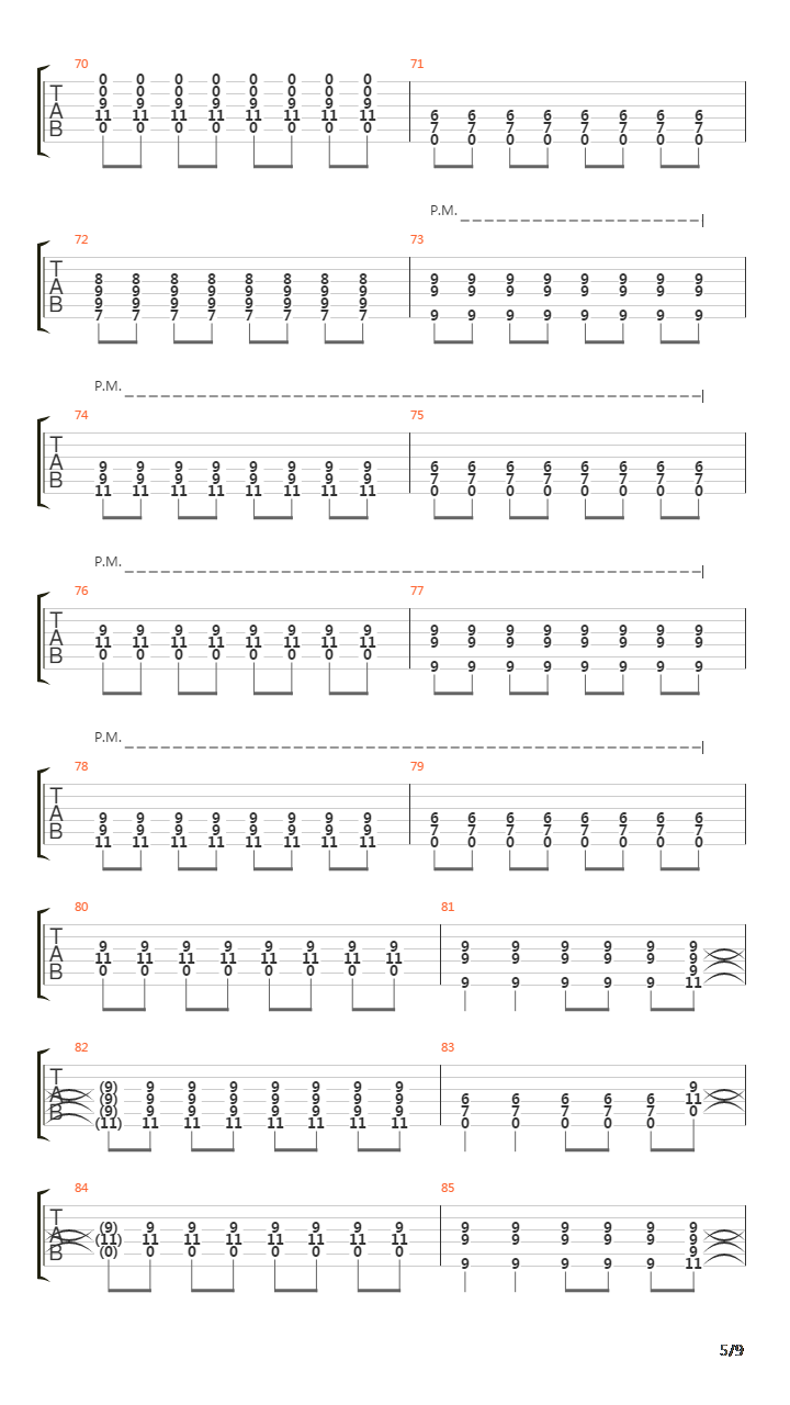 Where The Lines Overlap吉他谱