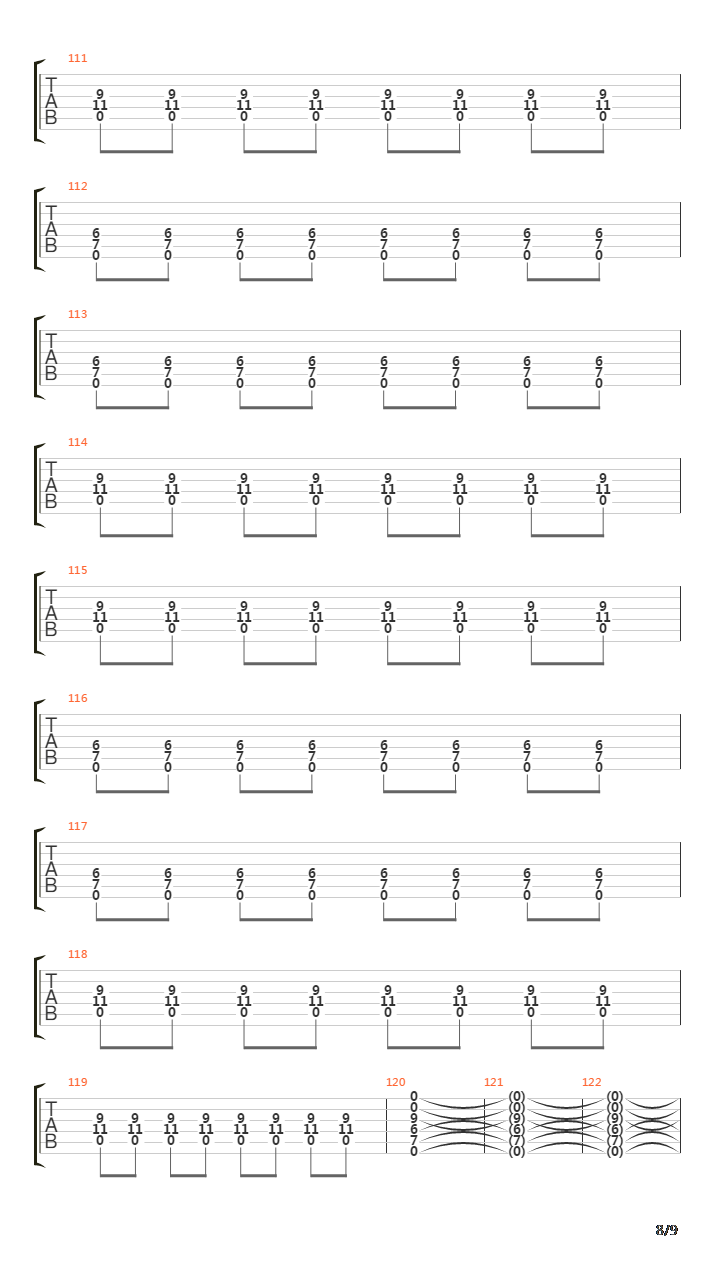 Where The Lines Overlap吉他谱