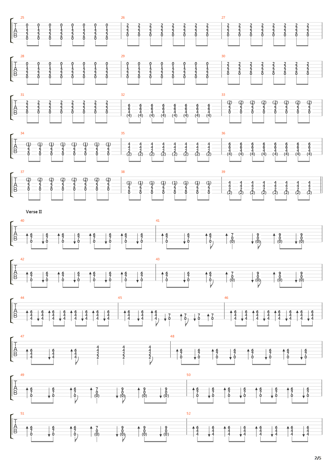 Where The Lines Overlap吉他谱