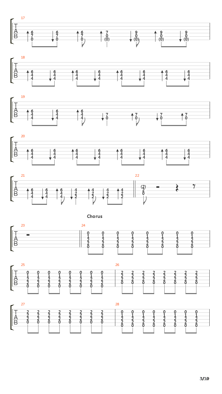 Where The Lines Overlap吉他谱