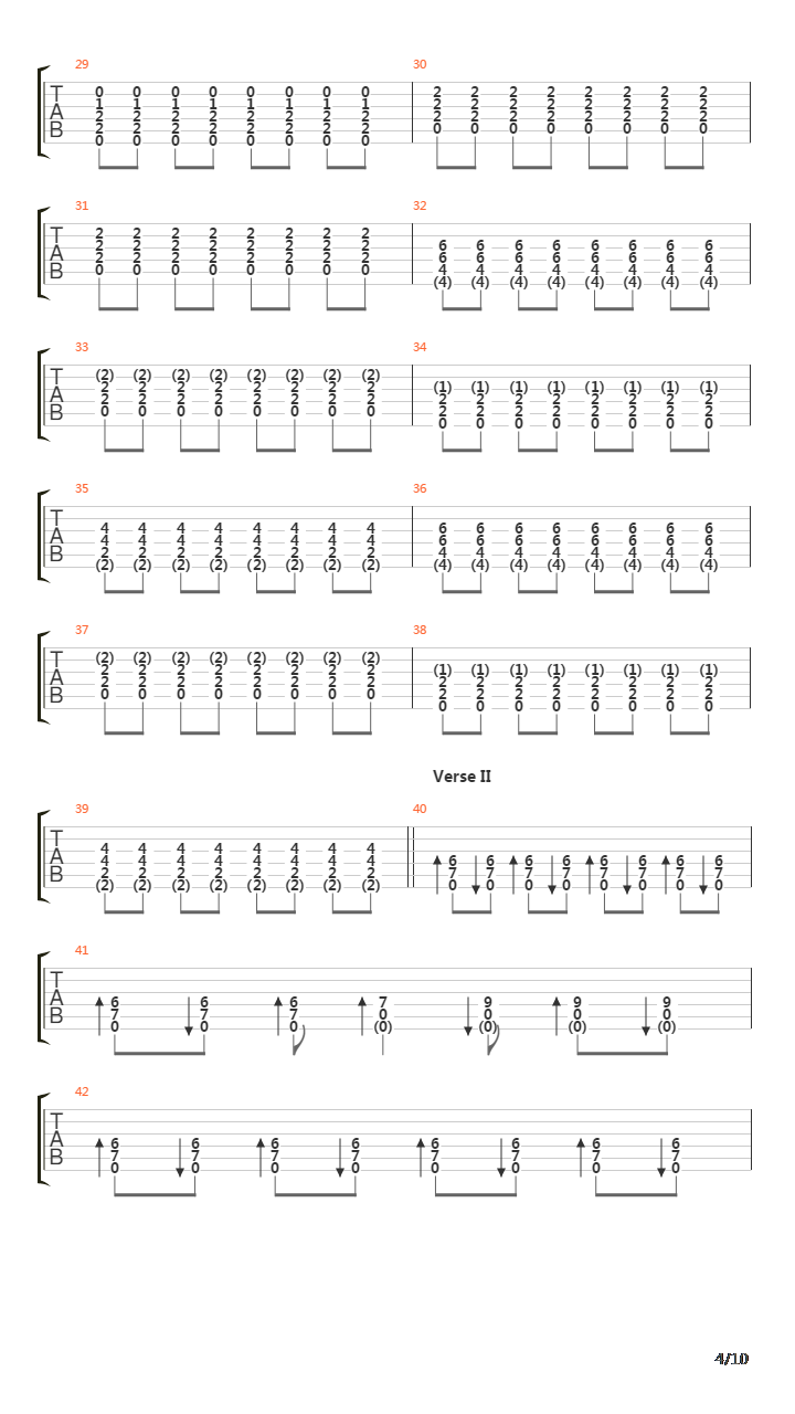 Where The Lines Overlap吉他谱