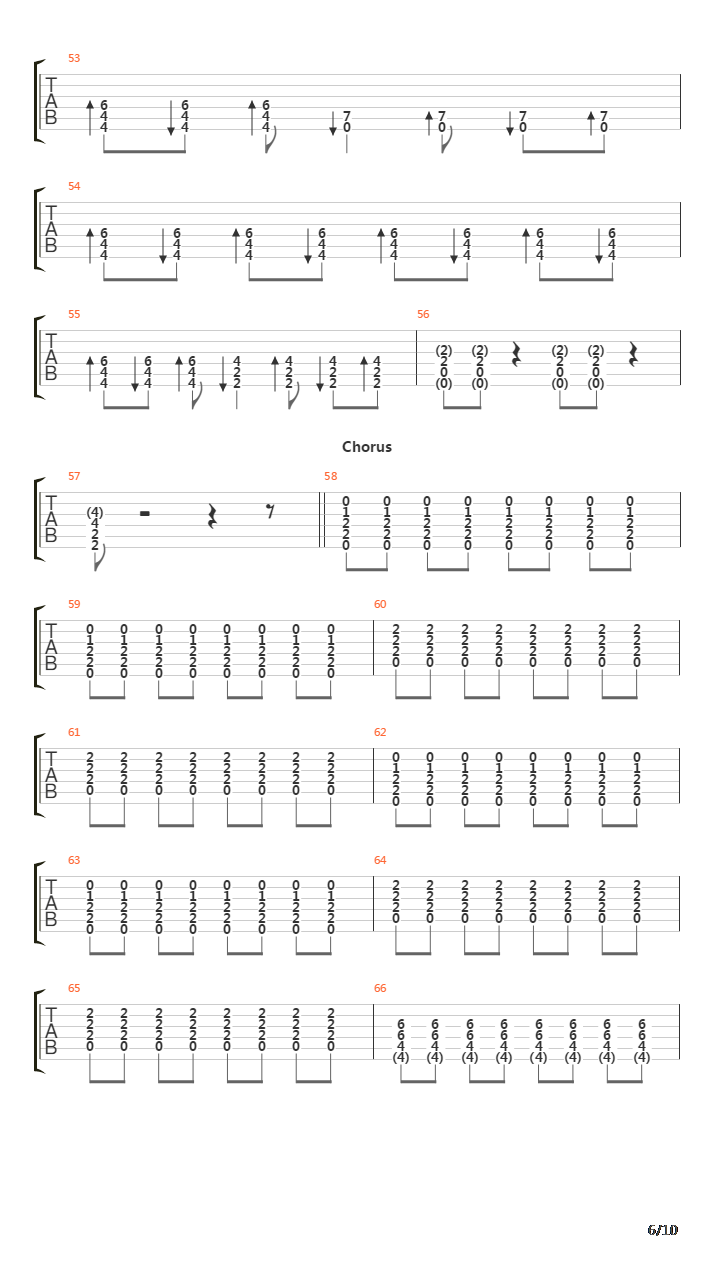 Where The Lines Overlap吉他谱