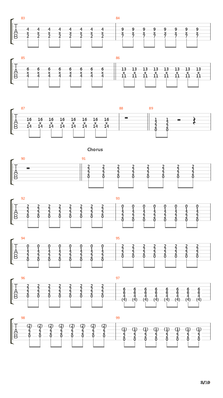 Where The Lines Overlap吉他谱