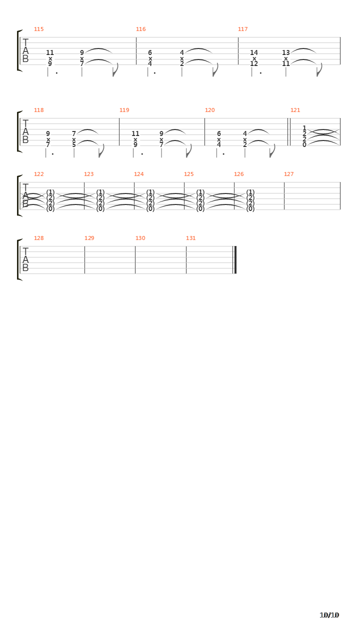 Where The Lines Overlap吉他谱