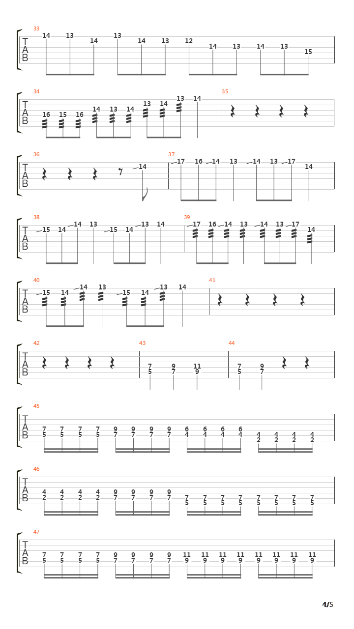 入阵曲吉他谱