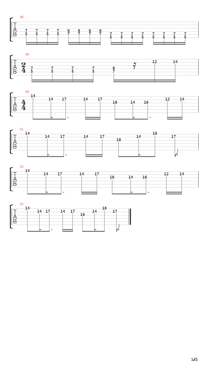 入阵曲吉他谱