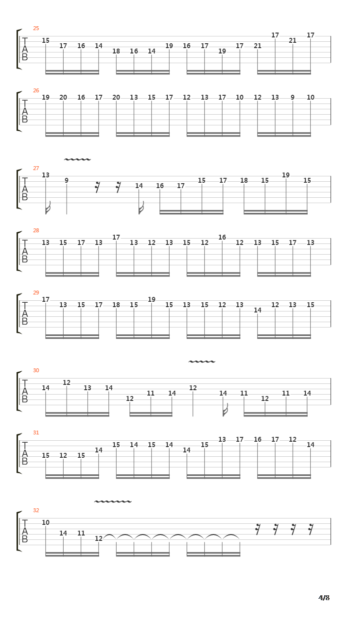 Bach Partita In D Minor吉他谱