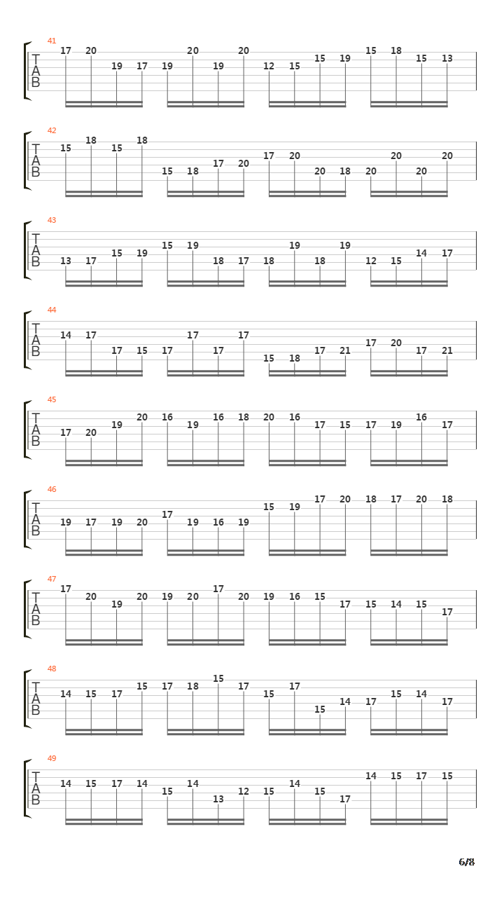 Bach Partita In D Minor吉他谱