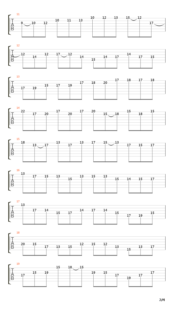 Bach Partita In D Minor吉他谱