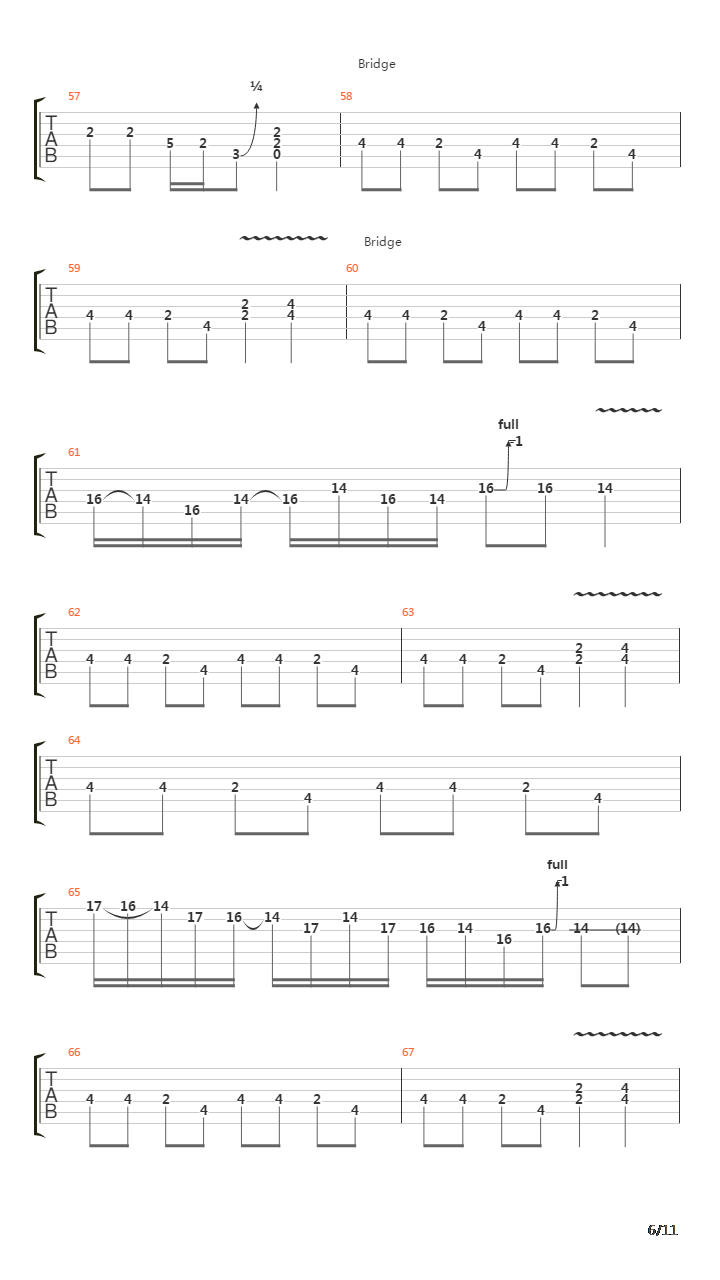 Down To Mexico吉他谱