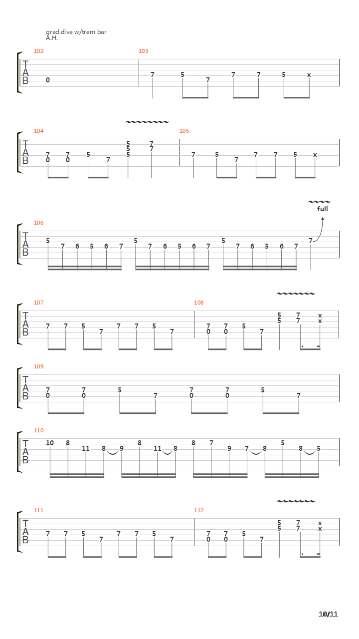 Down To Mexico吉他谱