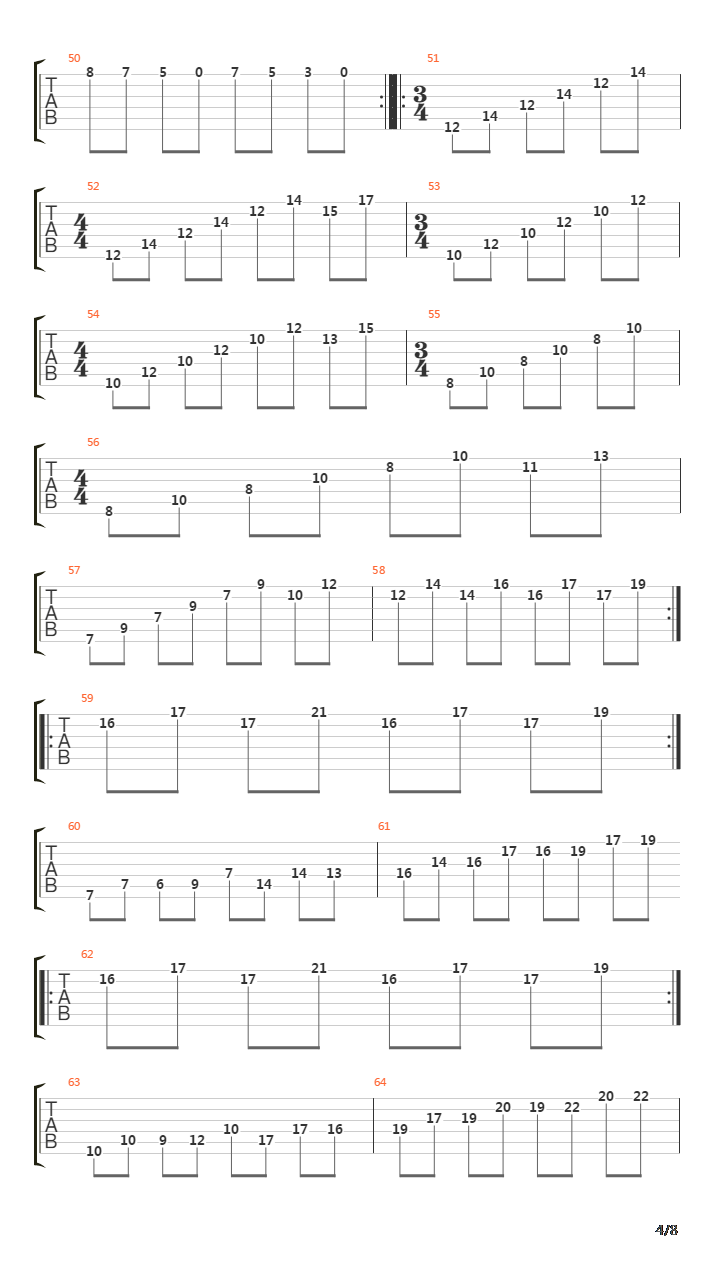 Echo Song吉他谱