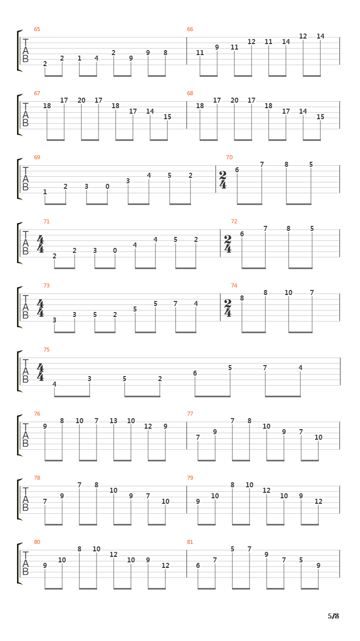 Echo Song吉他谱