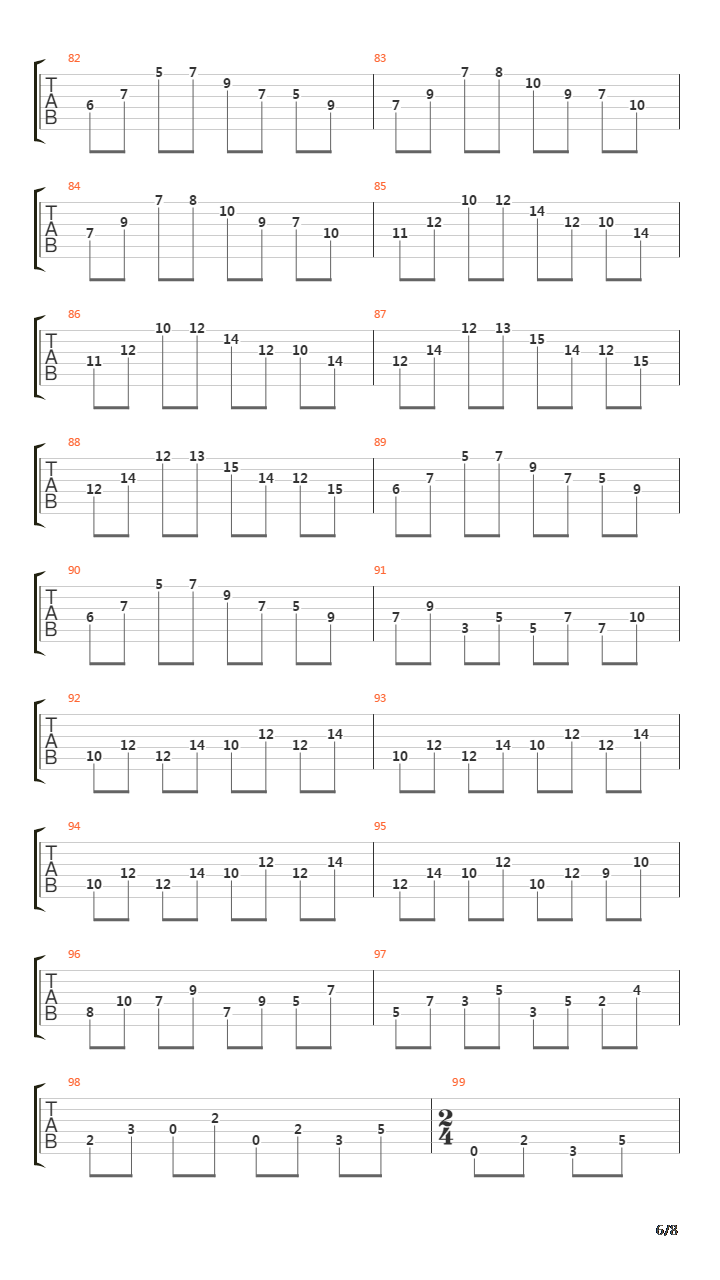 Echo Song吉他谱