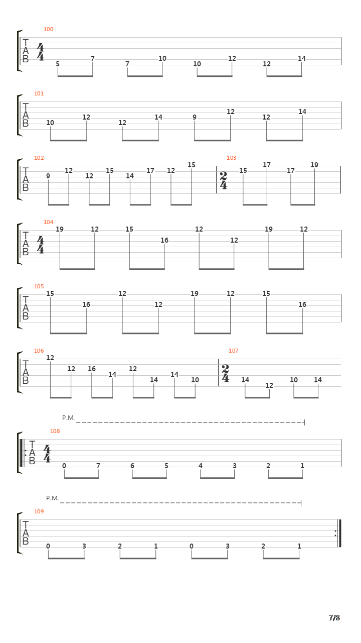 Echo Song吉他谱