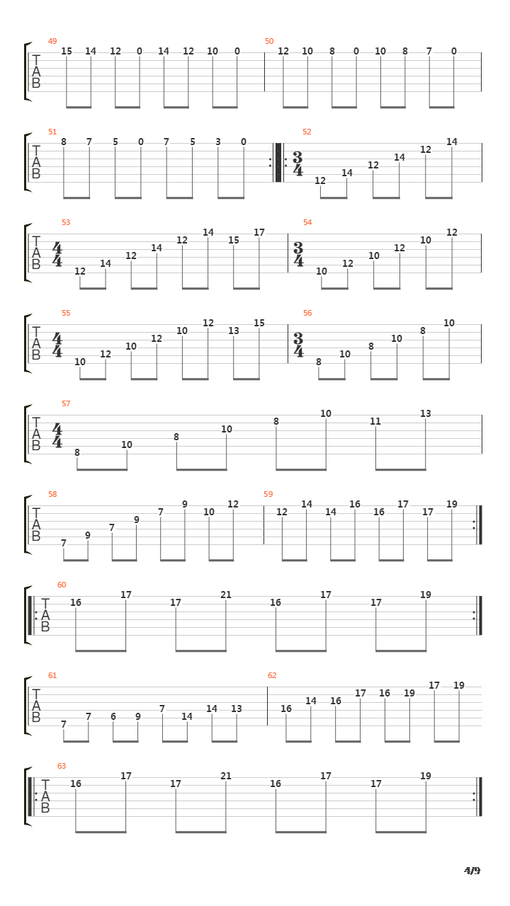 Echo Song吉他谱