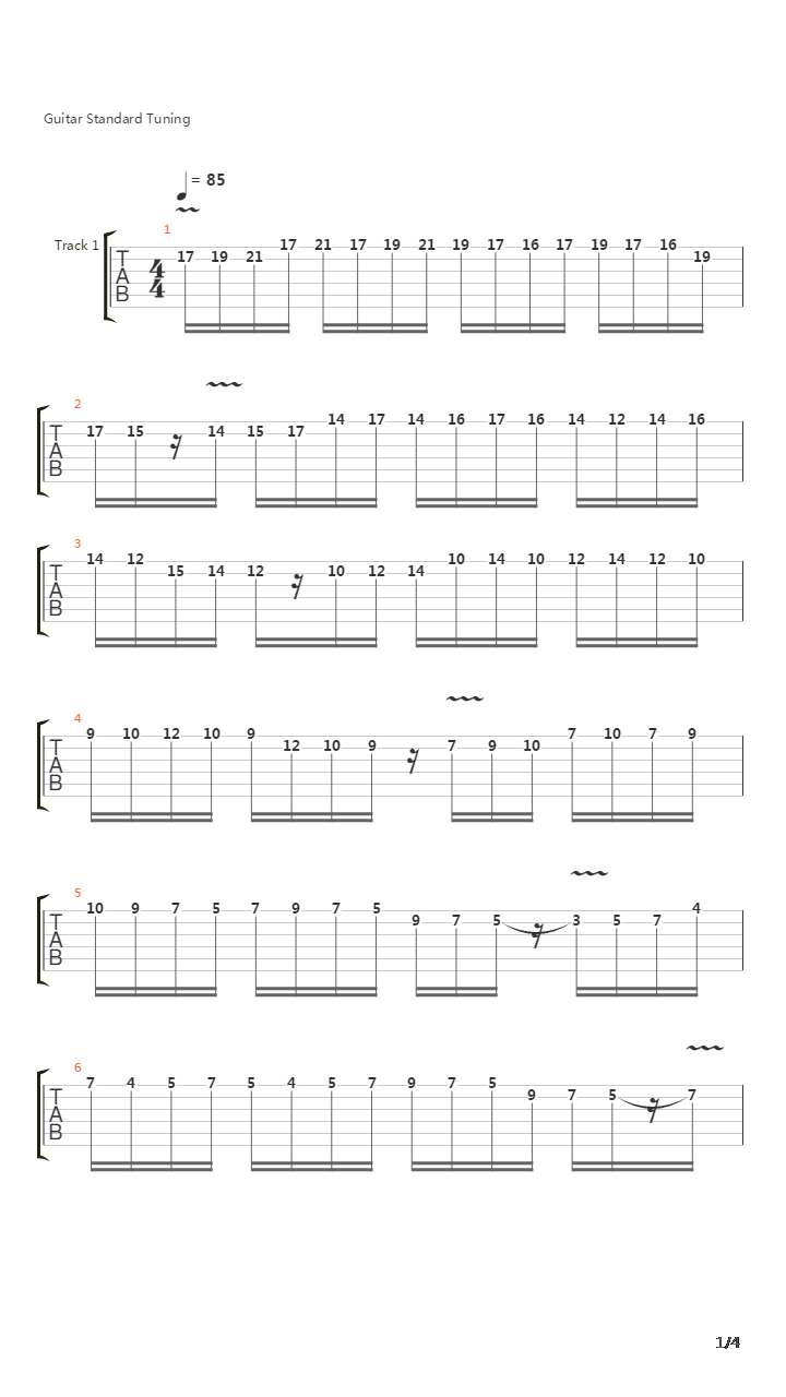 Excersize吉他谱