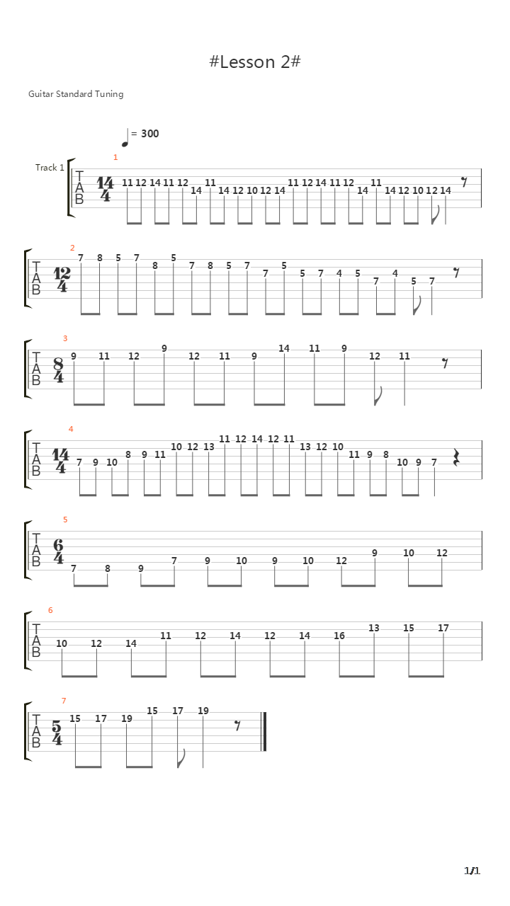 Paul Gilbert Lesson 02吉他谱