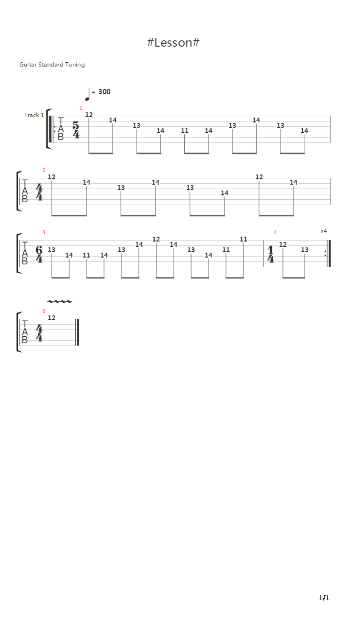 Paul Gilbert Lesson吉他谱