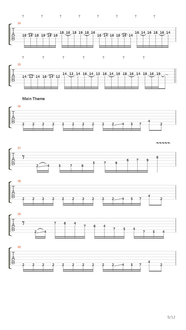 Scarified吉他谱