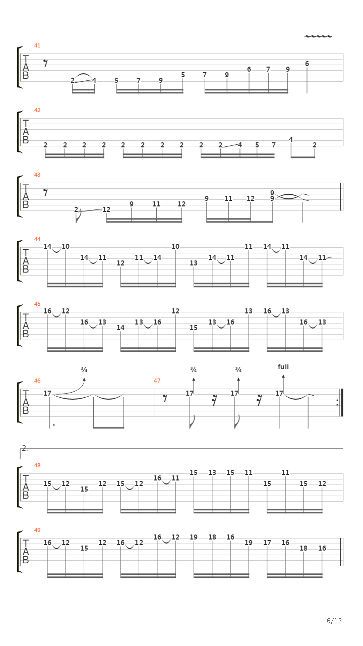 Scarified吉他谱